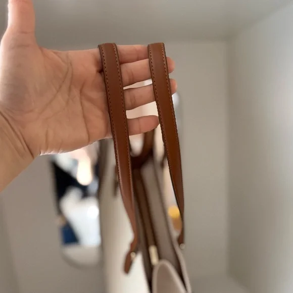 Kate Spade Ellie Large Canvas & Leather
Tote - Warm Gingerbread - NWOT - Picture 12 of 16